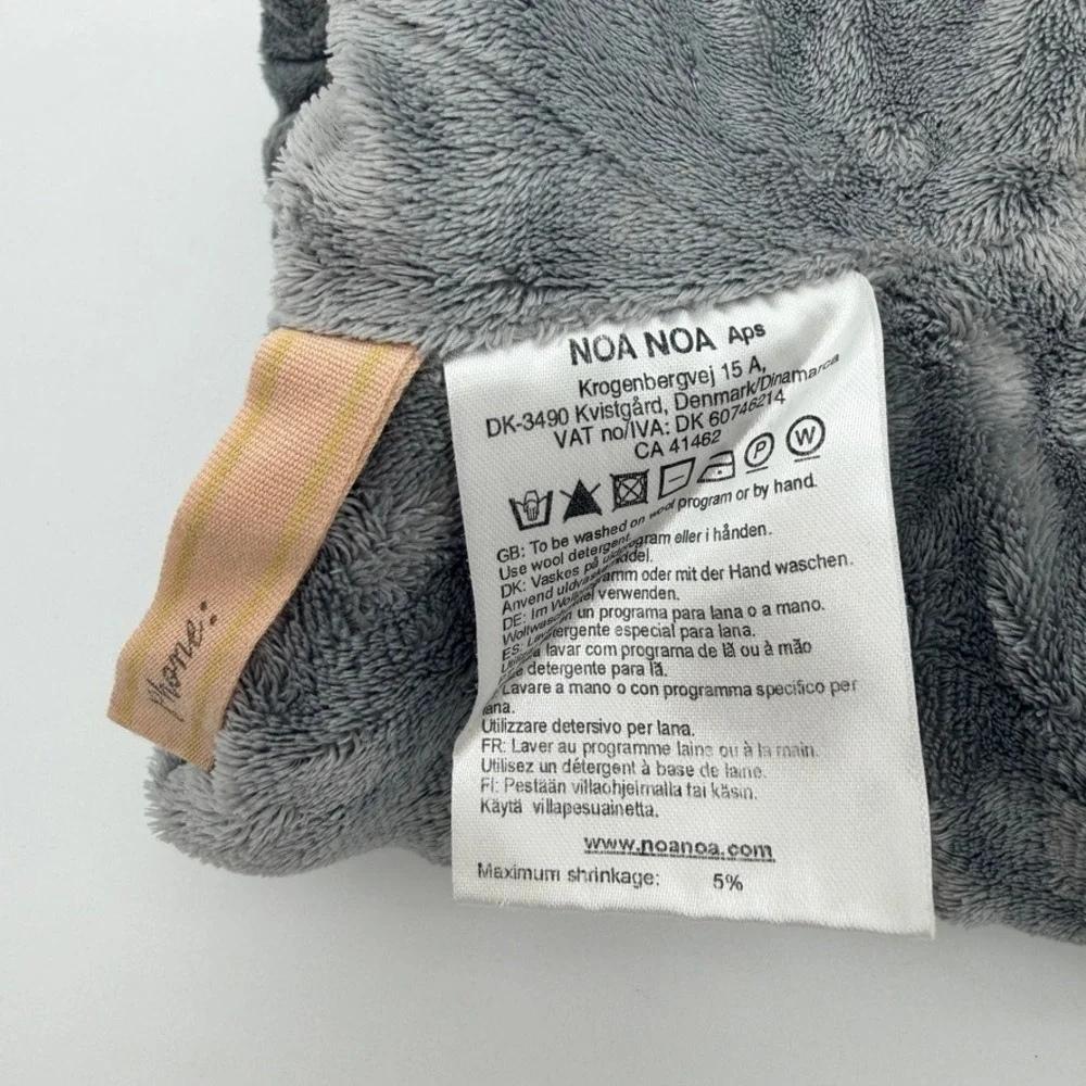 Noa Noa Kids Balaclava Snowflake Fleece Lined Mustard Yellow 3-5Y